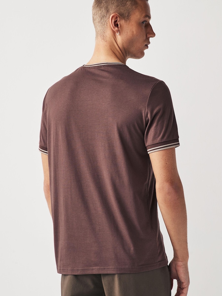 Fred Perry Twin Tipped Logo T-Shirt - Image 4 of 6