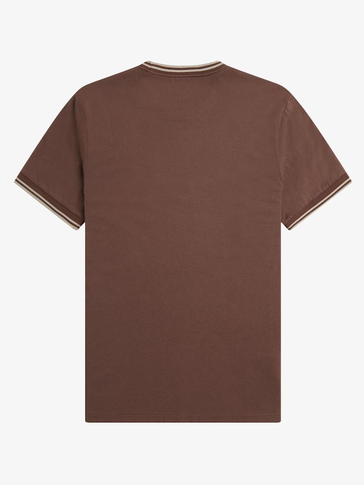 Fred Perry Twin Tipped Logo T-Shirt - Image 6 of 6