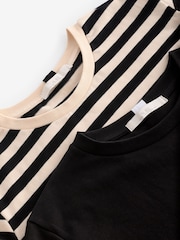 Schwarz - Schwere T-Shirts im 2er-Pack - Image 7 of 8