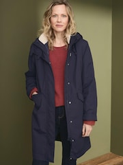 Seasalt Cornwall Blue Holdfast Waterproof 3 in 1 Parka - Image 1 of 7