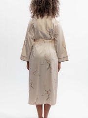 Fable and Eve Parisian Chic Print Long Dressing Gown - Bild 3 von 4