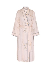 Fable and Eve Parisian Chic Print Long Dressing Gown - Bild 4 von 4