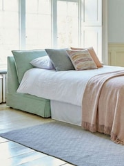 Willow & Hall Aqua Blue Deverill Sofa Bed - Image 4 of 5