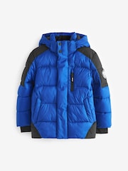 Clarks Blue Short Padded Coat - Image 12 of 19