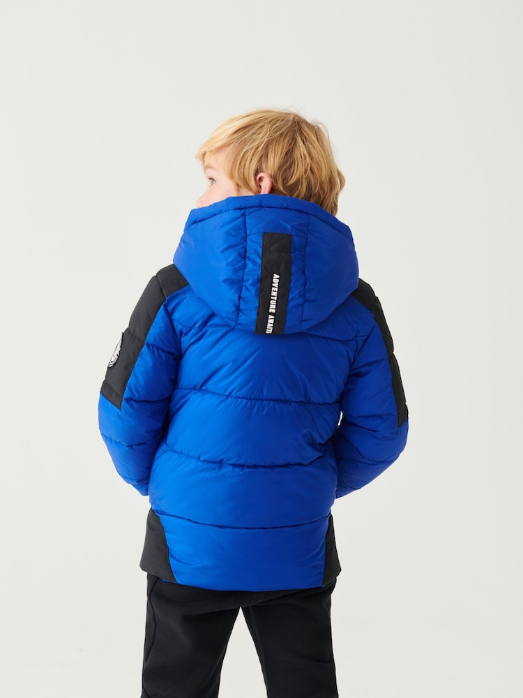 Clarks Blue Short Padded Coat - Image 3 of 19