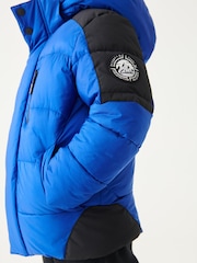Clarks Blue Short Padded Coat - Image 9 of 19