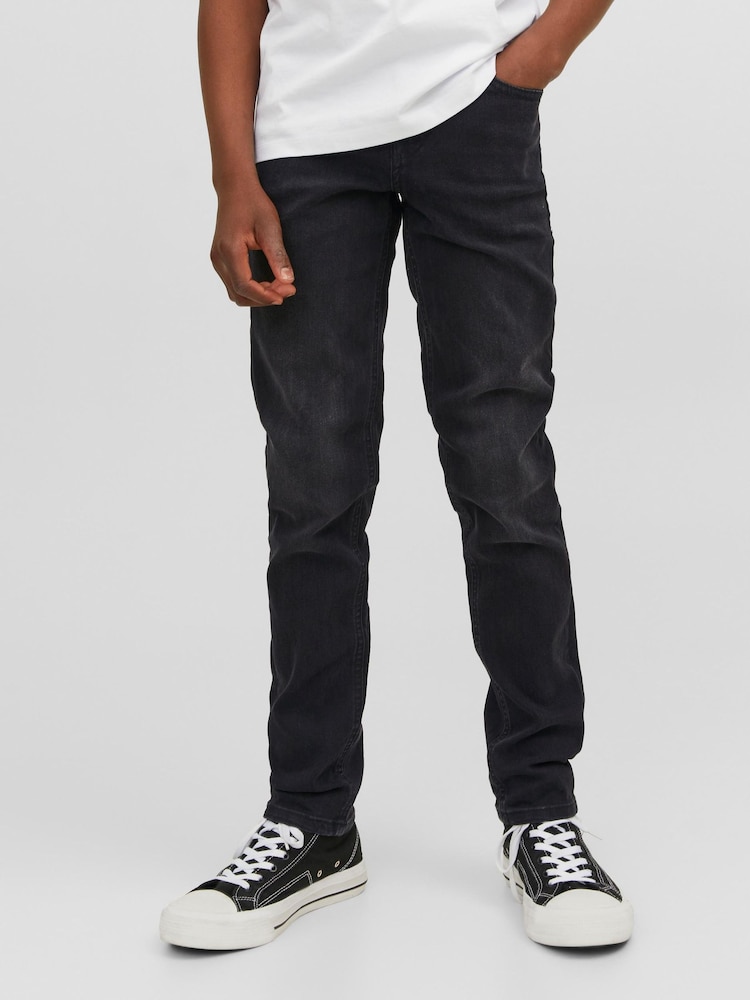 JACK & JONES JUNIOR Slim Fit Black Jeans - Image 1 of 8