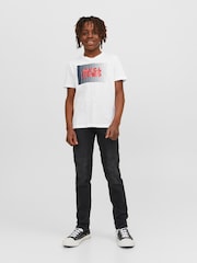 JACK & JONES JUNIOR Slim Fit Black Jeans - Image 3 of 8