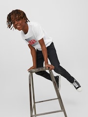 JACK & JONES JUNIOR Slim Fit Black Jeans - Image 4 of 8
