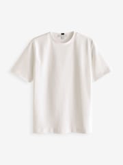 Multi Black/White/Neutral Heavyweight Basic T-Shirts 3 Pack - Image 5 of 9