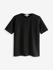 Multi Black/White/Neutral Heavyweight Basic T-Shirts 3 Pack - Image 7 of 9