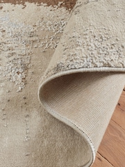 Champagne Valencia Elena High Shine Abstract Rug - Image 3 of 5