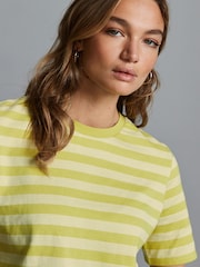 Lime Green Heavyweight Short Sleeve Crew Neck T-Shirt - Image 4 of 6