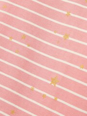 Joules Angelica Pink/Cream Striped Long Sleeve Top - Image 4 of 4