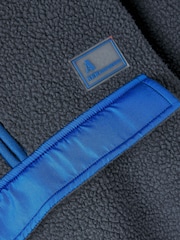Name It Blue/Black Teddy Fleece Contrast Jumper - Image 5 of 6