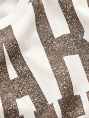 Neutral 100% Cotton Paris Shoulder Graphic T-Shirt - Image 8 of 8
