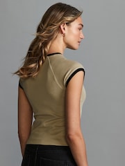 Neutral Paris Slim Fit Short Sleeve Graphic T-Shirt - Image 4 of 7