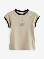Neutral Paris Slim Fit Short Sleeve Graphic T-Shirt - Image 6 of 7
