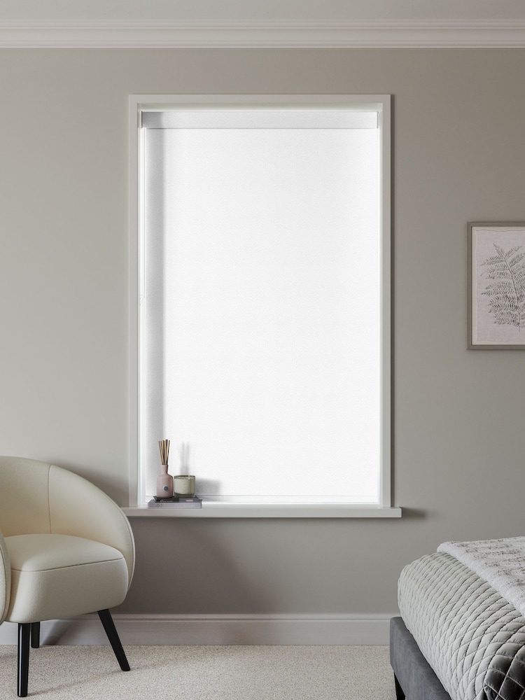 Snowdrop White Discover Made to Measure Roller Blind - Image 2 of 6