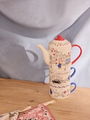 Cath Kidston Paddington zložljiv komplet 2 skodelic in čajnika - Slika 1 iz 4
