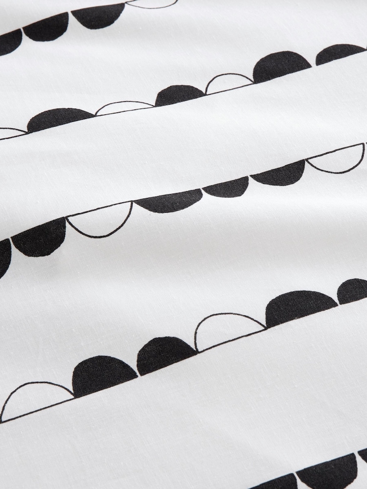 Fusion Black Eclipse 100% Cotton Duvet Cover Set - Image 4 of 4
