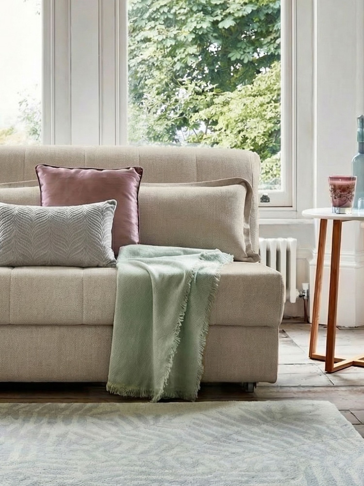 Willow & Hall Oatmeal Natural Appley Sofa Bed - Image 2 of 5 Willow & Hall Oatmeal Natural Appley Sofa Bed - Image 2 of 5