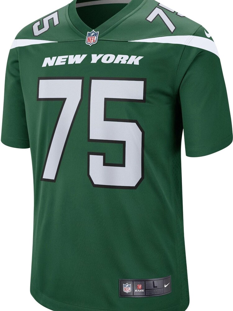 Nike Green NFL New York Jets Game Home Jersey - Alijah Vera-Tucker - Image 2 of 3 Nike Green NFL New York Jets Game Home Jersey - Alijah Vera-Tucker - Image 2 of 3