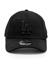 Negru - New Era LA Dodgers Essential 9FORTY 100% Cotton Șapcă/Căciulă - Imaginea 1 din 4