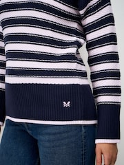 „Crew Clothing Emilia“ tekstūruotas juosta džemperis - 4 paveikslėlis iš 5