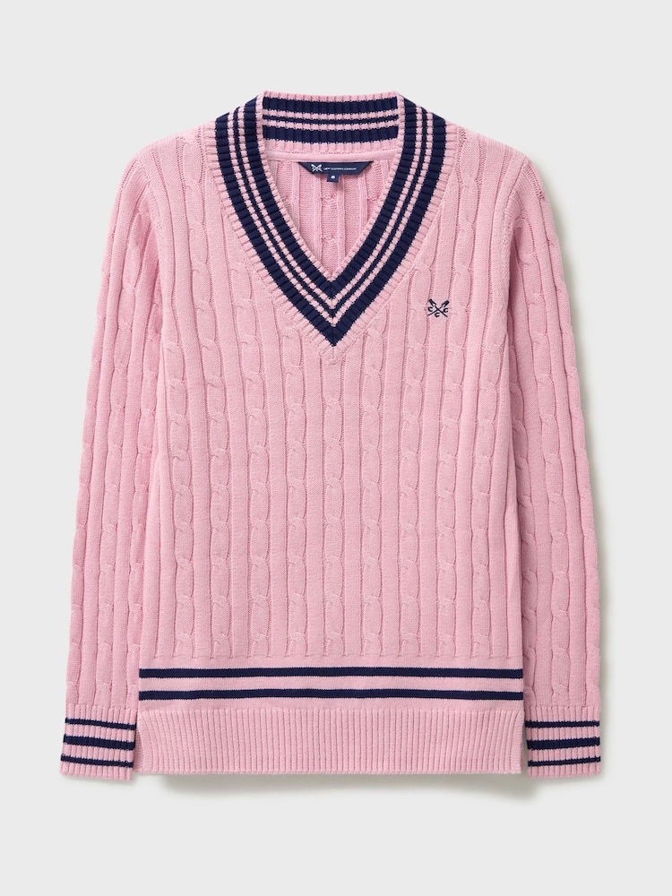 كنزة كريكت بنمط مجدول من Crew Clothing - صورة 5 من 5 كنزة كريكت بنمط مجدول من Crew Clothing - صورة 5 من 5