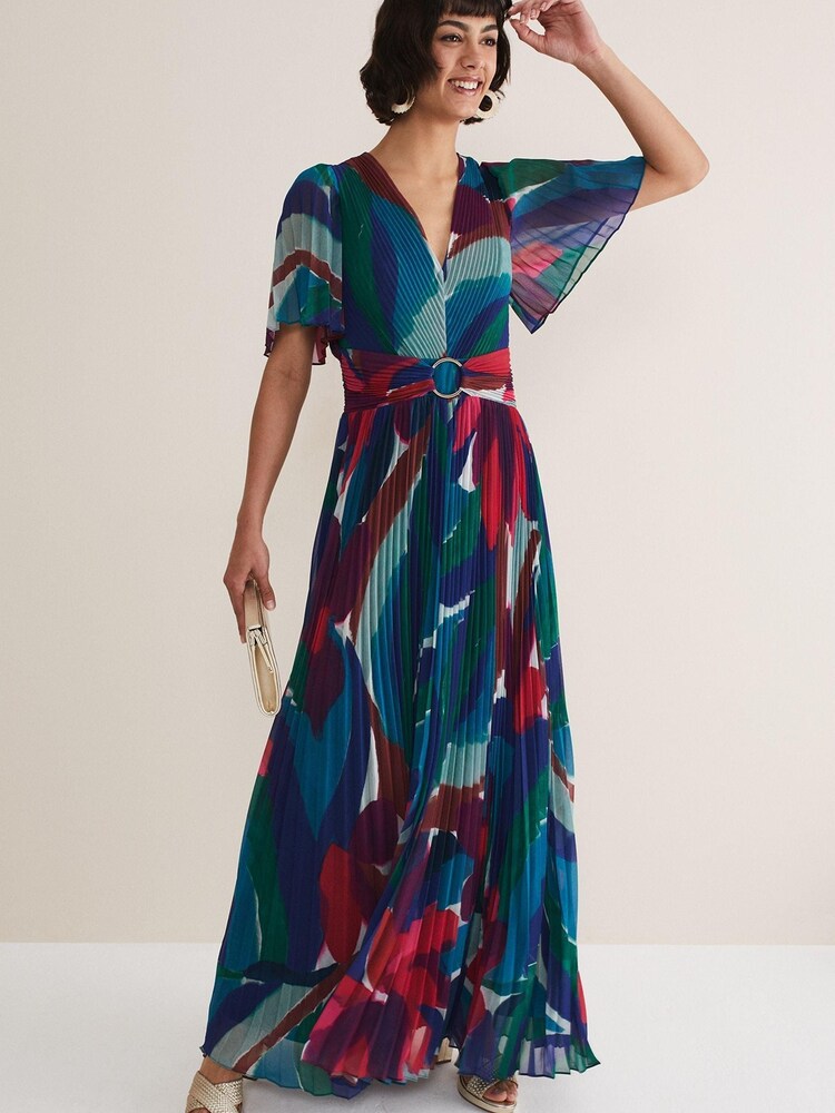 Phase Eight Natural Multi Priscilla Printed Maxi Dress - Image 1 of 6