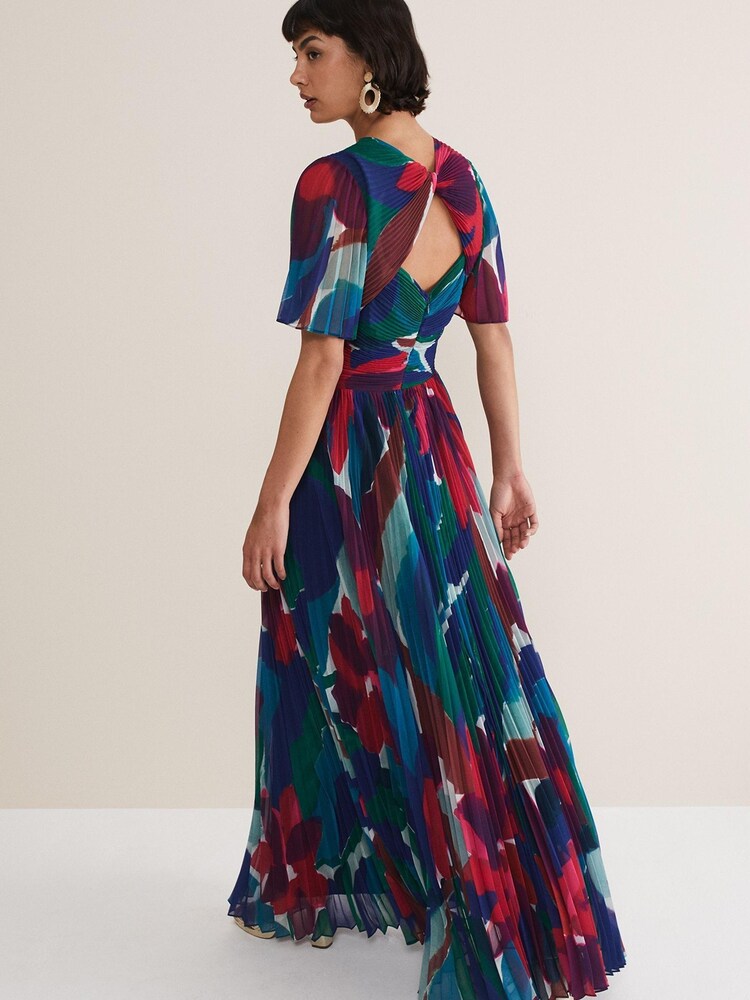 Phase Eight Natural Multi Priscilla Printed Maxi Dress - Image 2 of 6