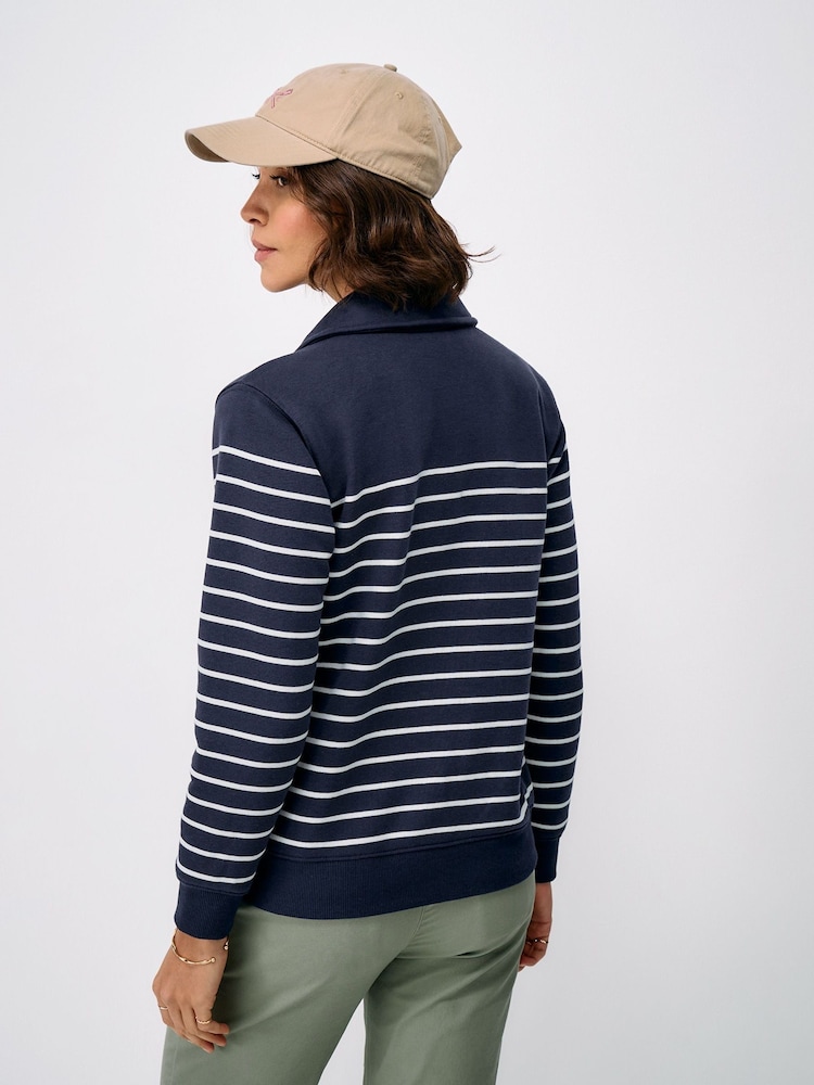 Crew Clothing Sandy Flip-Collar Sweater - صورة 2 من 5 Crew Clothing Sandy Flip-Collar Sweater - صورة 2 من 5