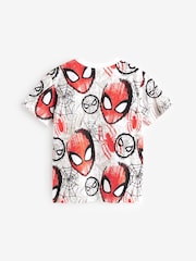 White Spider-Man Short Sleeve T-Shirt (3-16yrs) - Image 2 of 3