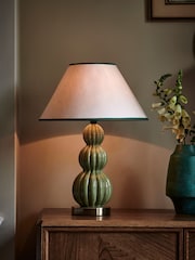 Nina Campbell Green Evelyn Medium Table Lamp - Image 1 of 4