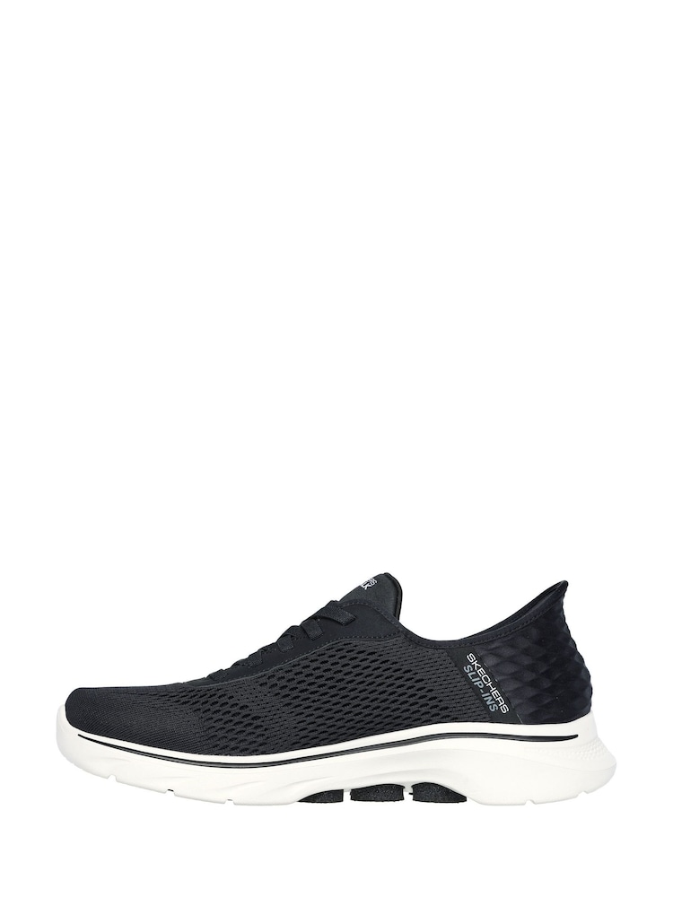 Skechers Black Go Walk 7 Slip In Trainers - Image 2 of 5