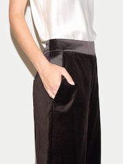 Jigsaw Velvet Satin Tailored Trousers - Bild 2 von 5