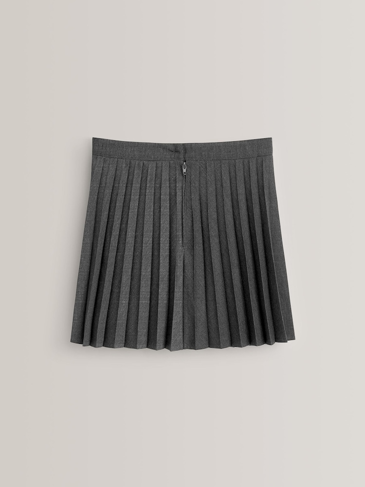 Grey Pleat School Skirt (3-16yrs) - Image 8 of 8 Grey Pleat School Skirt (3-16yrs) - Image 8 of 8
