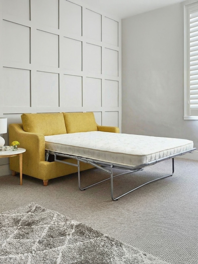 Willow & Hall Marigold Yellow Atworth Sofa Bed - Image 5 of 5
