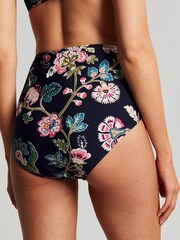 Joules Jasmine Navy Floral Bikini Bottoms - Image 2 of 8