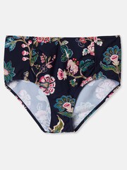 Joules Jasmine Navy Floral Bikini Bottoms - Image 7 of 8