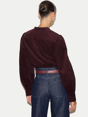 Jigsaw Red Baby Cord Shirt - Image 4 of 5