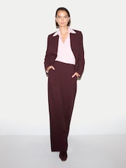 Jigsaw Red Modern Crepe Ellis Blazer - Image 5 of 5