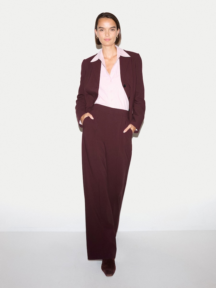 Jigsaw Red Modern Crepe Ellis Blazer - Image 5 of 5 Jigsaw Red Modern Crepe Ellis Blazer - Image 5 of 5