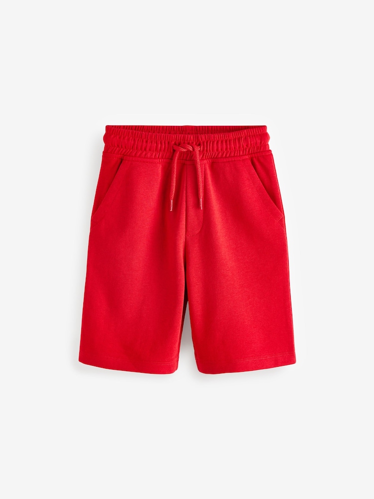 Red Bright Regular Fit Basic Shorts (3-16yrs) - Image 1 of 3
