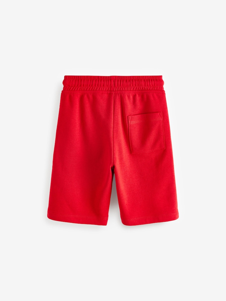Red Bright Regular Fit Basic Shorts (3-16yrs) - Image 2 of 3