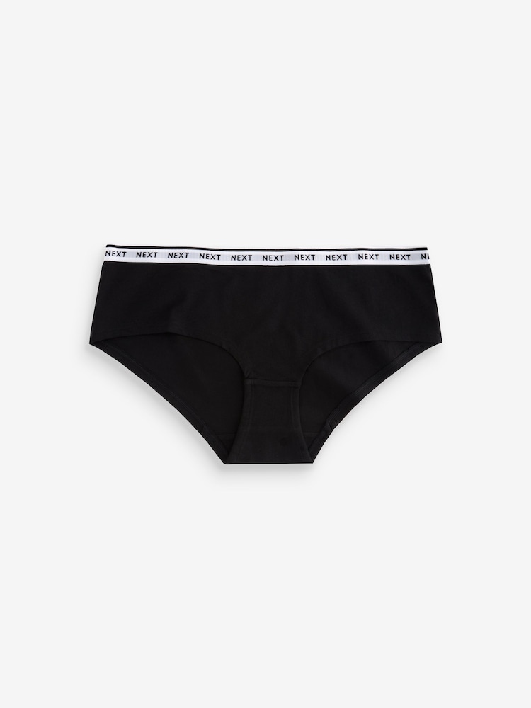 Black/White Logo Knickers 2 Pack - Image 14 of 14