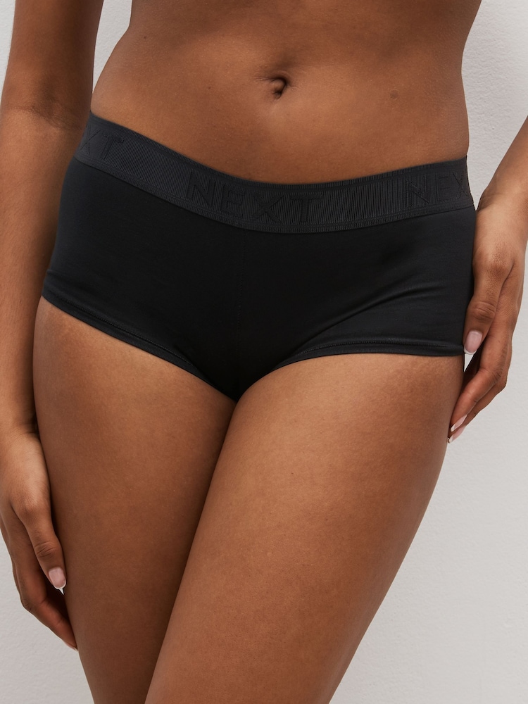Black/White Logo Knickers 2 Pack - Image 2 of 12