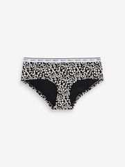 Black/White Logo Knickers 2 Pack - Image 6 of 12