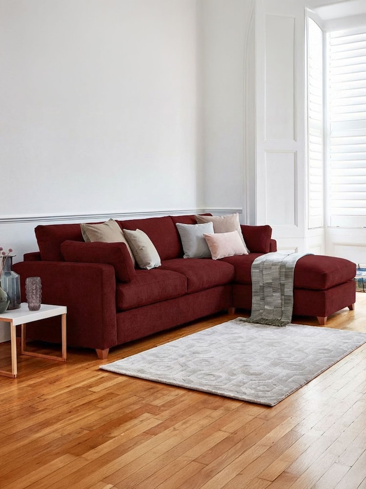 Willow & Hall Chilli Red Ashwell Sofa Bed - Image 1 of 5 Willow & Hall Chilli Red Ashwell Sofa Bed - Image 1 of 5